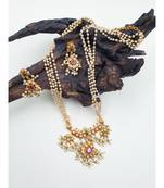 Amazing pearls long haar with earrings