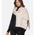 womens winter wool light pink solid scarf