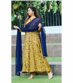 Rayon ethnic kurti pant with dupatta