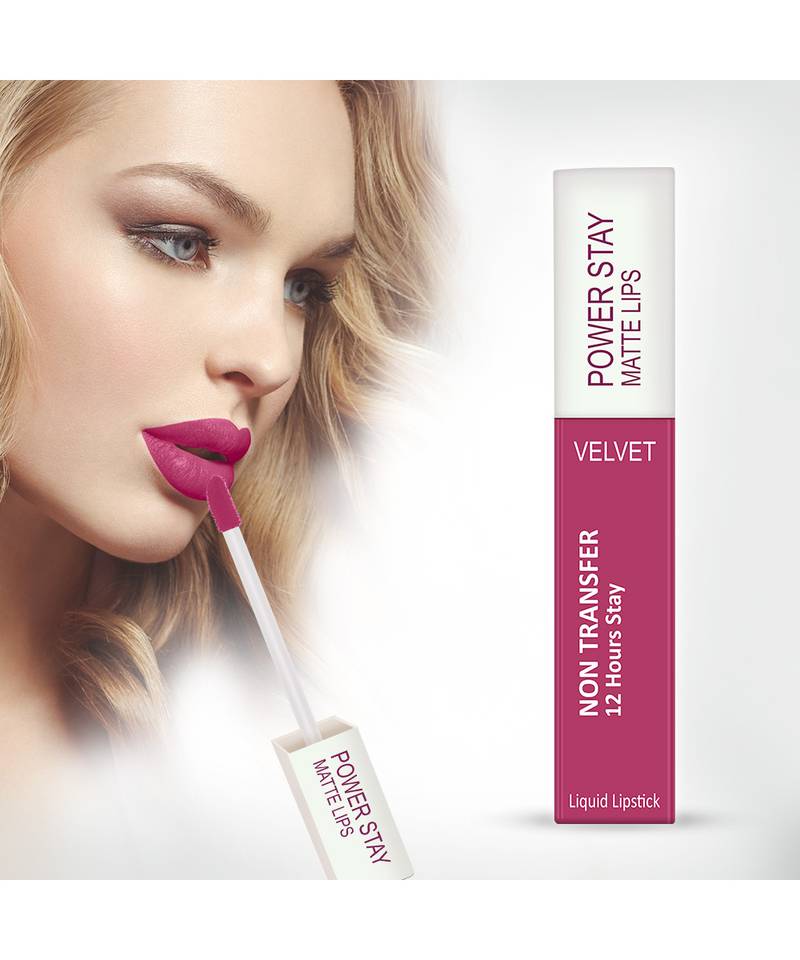 Perpaa Liquid Matte Lipstick  Waterproof (Upto12 Hrs Stay)(PINK PROM 5 ml)