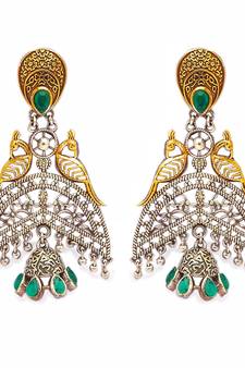 Silver earrings