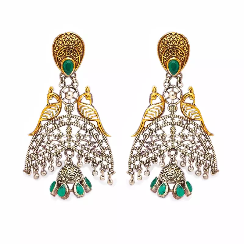 Silver earrings