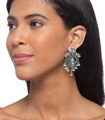 Silver earrings