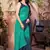 Multicolor embroidered chiffon saree with blouse
