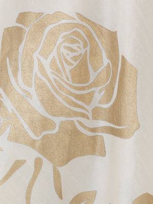 White printed polyester skirts 4