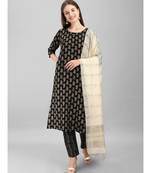 Black Kurta Set with Black Pant