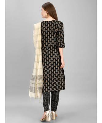Black Kurta Set with Black Pant 3