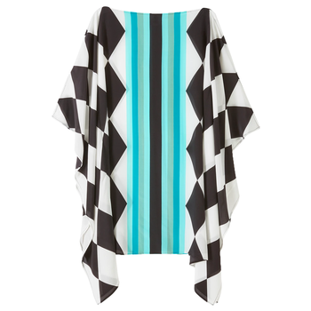 JSDC Women's Short Printed Softy Silk Kaftan Top 5