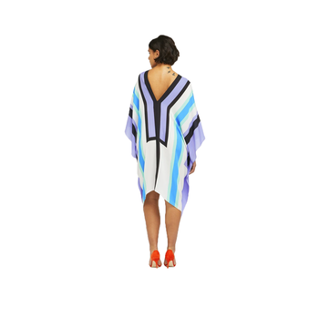 JSDC Women's Short Printed Softy Silk Kaftan Top 3