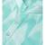 Turquoise Blue Printed Straight Kurta