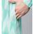 Turquoise Blue Printed Straight Kurta