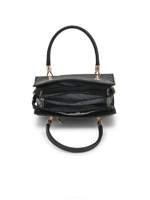 Lychee Bags Women Pu Quilted Handbags 4