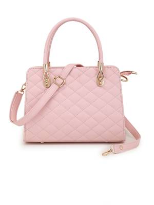 Lychee Bags Women Pu Quilted Handbags 1