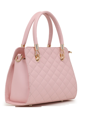 Lychee Bags Women Pu Quilted Handbags 2