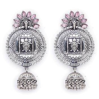  Brass Metal Is Intentionally Silver earrings 4
