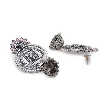  Brass Metal Is Intentionally Silver earrings 5