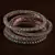 Rose Gold Plated Baby MINT Stone Embellished American Diamond Bangles BD558
