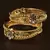 Gold Plated Kundan Embellished Designer Bangles BD583