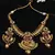 Ruby and Emerald Embellished Brass Made High Quality Necklace FNN278