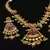 Ruby and Emerald Embellished Brass Made High Quality Necklace FNN279