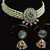 Semi-precious Stone, CZ and Kundan Embellished Choker Set FNN285