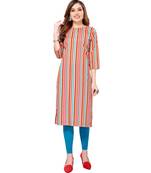 Multicolor printed crepe kurtas-and-kurtis