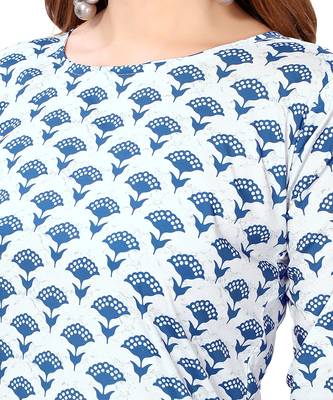 White printed crepe kurtas-and-kurtis 5