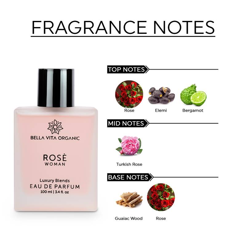 Rose Woman EDP  Luxury Rose Perfume For Women With Long Lasting Floral Fragrance  100 ml
