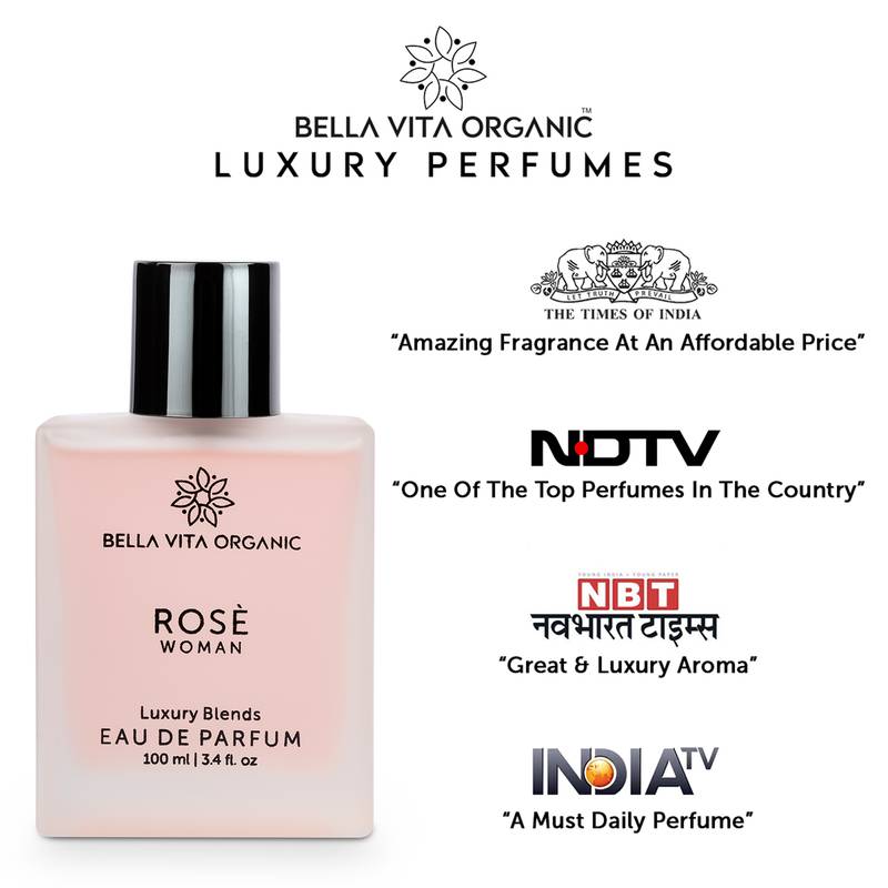 Rose Woman EDP  Luxury Rose Perfume For Women With Long Lasting Floral Fragrance  100 ml