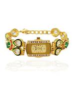 Rajasthani Kundan Wrist Watch Fashion Jewelry