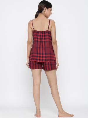 Red printed viscose rayon tunics 3