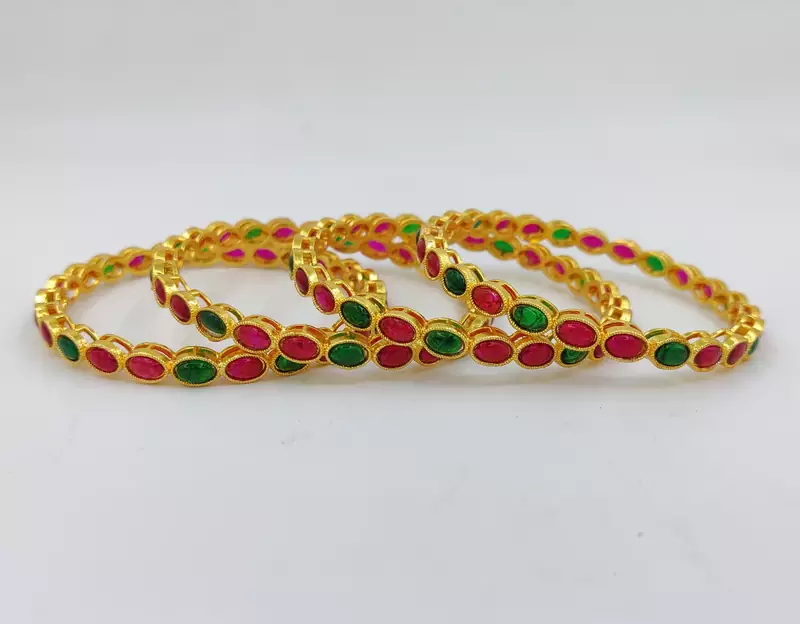 Multicolor bangles-and-bracelets