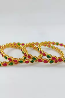 Multicolor bangles-and-bracelets