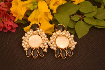 Black onyx studs 1