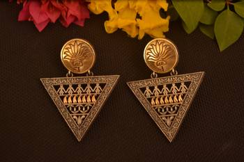 Gold danglers-drops 2