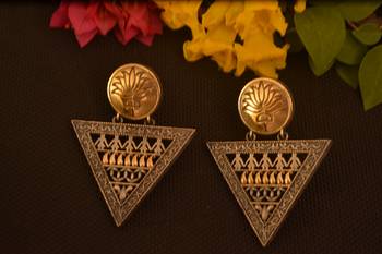 Gold danglers-drops 1