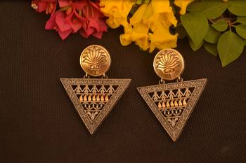 Gold danglers-drops 2