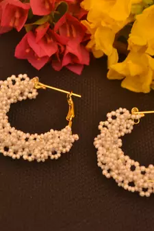 Gold danglers-drops