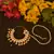 Ceremonial Nath or Nathni or Naath Gold Plated with American diamond nose ring