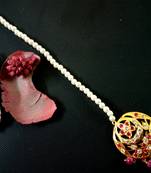 Gold agate necklace-sets