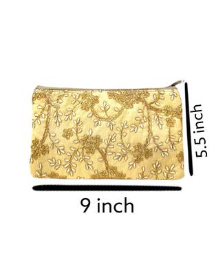 Shree Shyam Products Embroidered Jari Silk Pouch 8 Pcs, Envelopes Bag, Pouch Bag, Ethnic Purse for Event, Casual 3