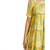 Yellow Tropical Short Frill Dress
