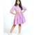 Lilac Pintuck Short Dress