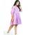 Lilac Pintuck Short Dress
