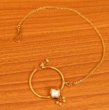 White nose-ring 1