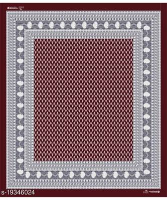 Maroon Color Pure Cotton Queen Size Bedsheet with pillow cover 3 Kaam Meroon 2