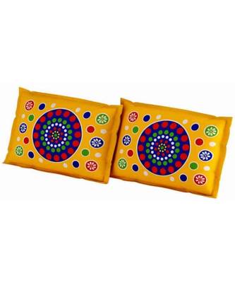 Yellow Color Pure Cotton Queen Size Bedsheet with pillow cover Ph-Popins-Yellow 2