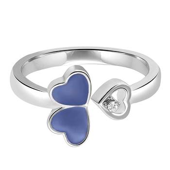 Silver crystal rings 3