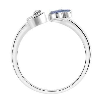 Silver crystal rings 4