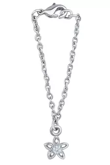 Silver crystal bracelets